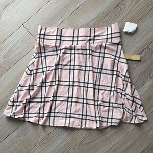Riley & James Pink Plaid Skirt